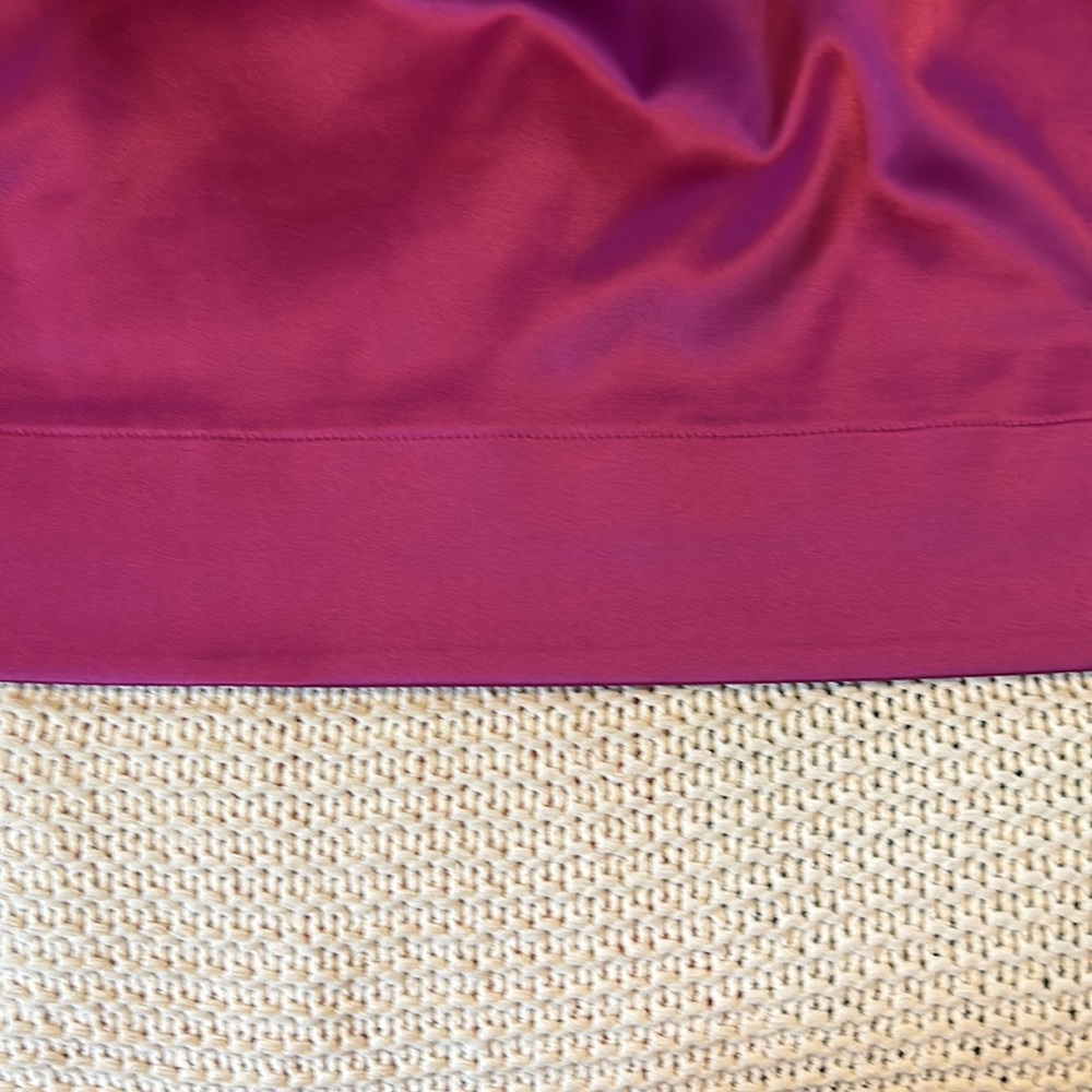 Collection by Dressbarn Ruffle Neck Purple Dress Women's Size 14 - Picture 10 of 10